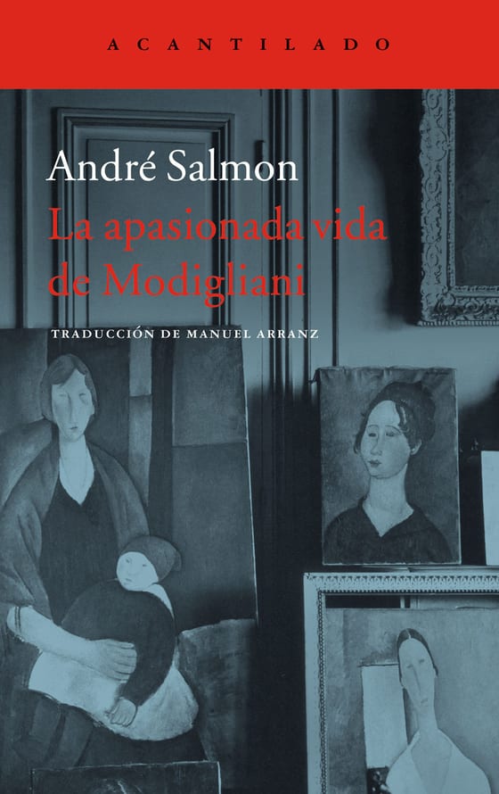 Coberta de La apasionada vida de Modigliani, de André Salmon