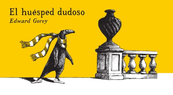 Coberta de El huésped dudoso, de Edward Gorey