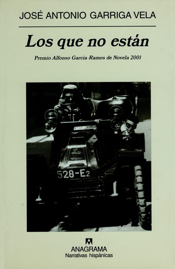 Portada de Los que no están, de José Antonio Garriga Vela