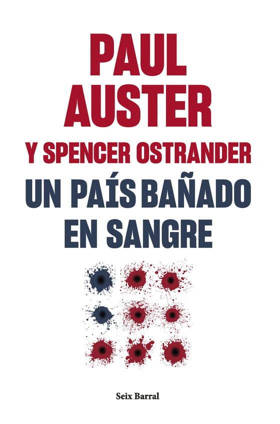 Portada de Un país bañado en sangre, de Paul Auster y Spencer Ostrander