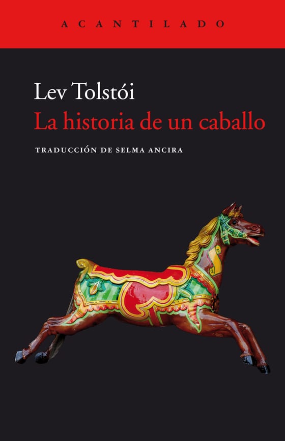 Coberta de La historia de un caballo, de Lev Tolstói