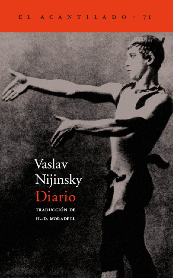 Portada de Diario, de Vaslav Nijinsky