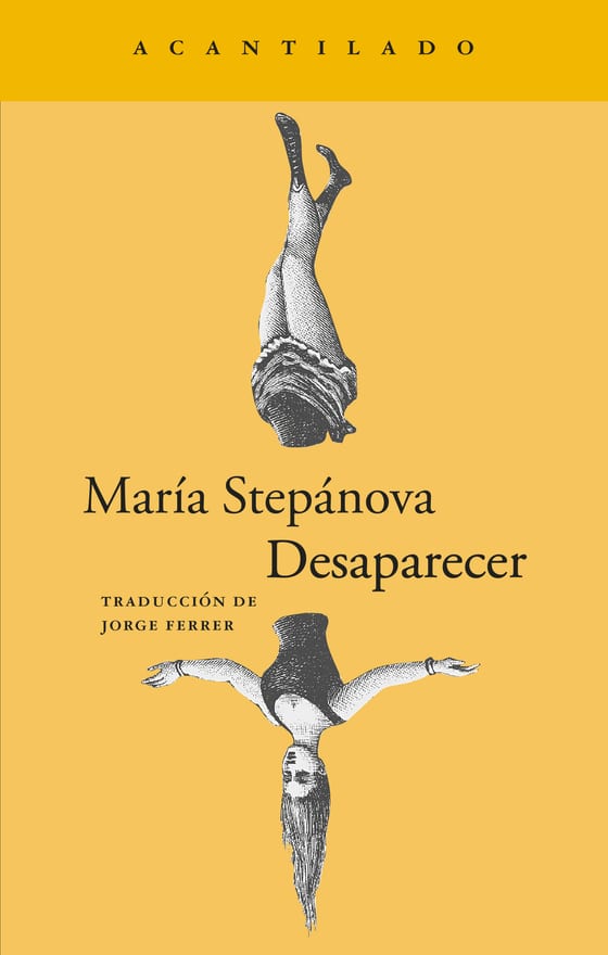 Coberta de Desaparecer, de María Stepánova