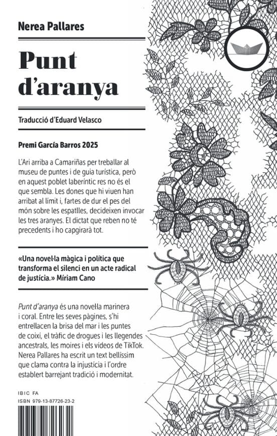 Portada de Punt d'aranya, de Nerea Pallares