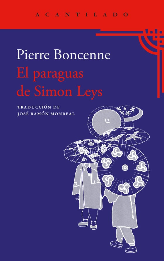 Coberta de El paraguas de Simon Leys, de Pierre Boncenne