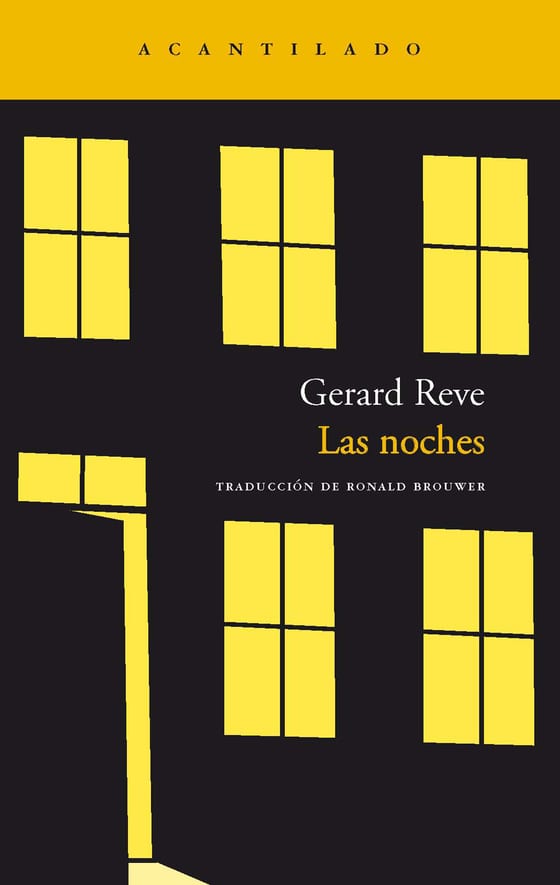 Coberta de Las noches, de Gerard Reve