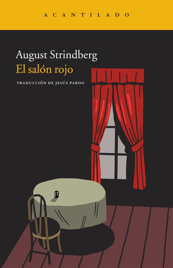 Coberta de El salón rojo, de August Strindberg