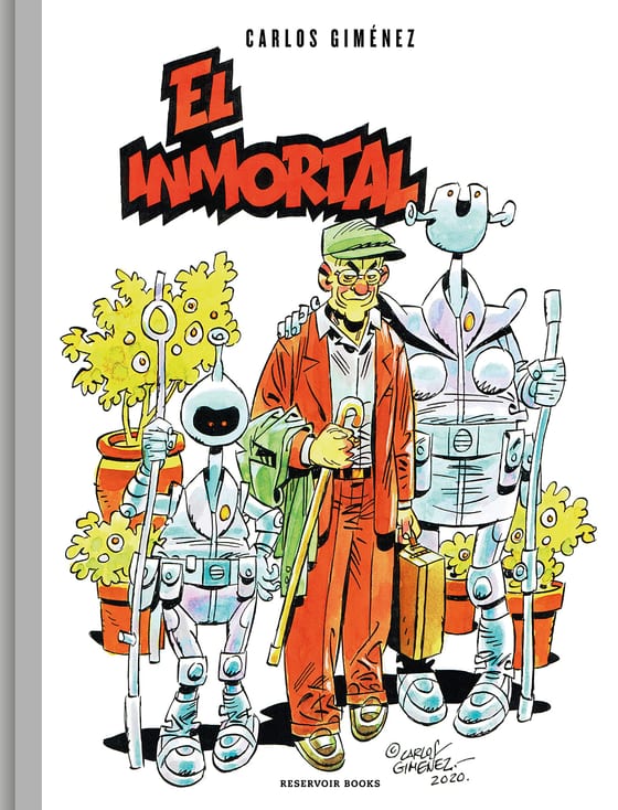 Portada de El inmortal, de Carlos Giménez