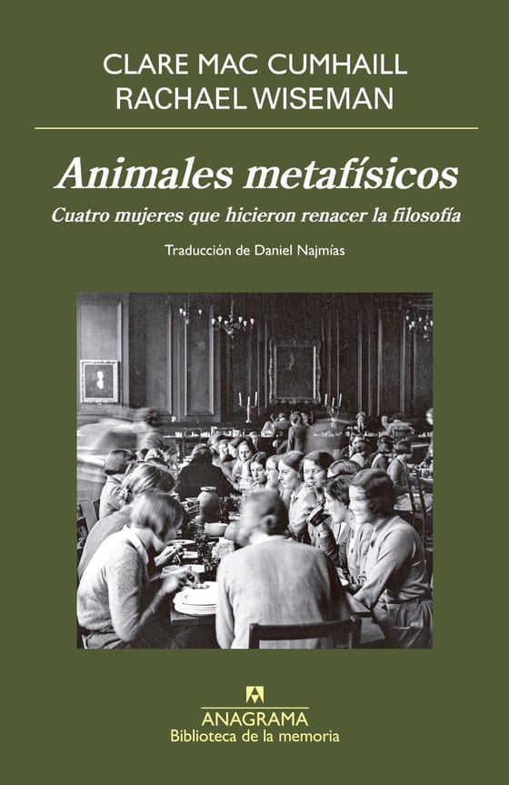 Coberta de Animales metafísicos, de Clare Mac Cumhaill y Rachael Wiseman