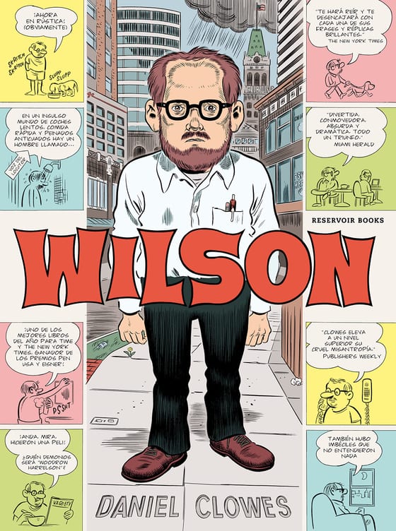 Portada de Wilson, de Daniel Clowes