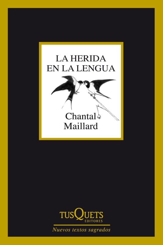 Portada de La herida en la lengua, de Chantal Maillard