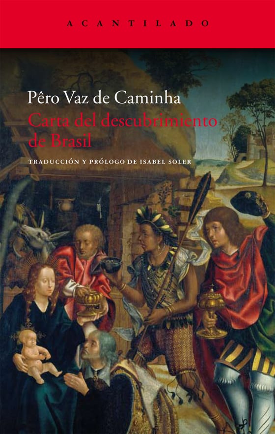 Portada de Carta del descubrimiento de Brasil, de Pêro Vaz de Caminha