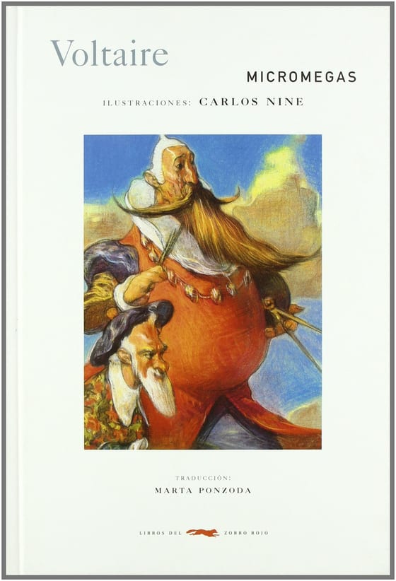Portada de Micromegas, de Voltaire