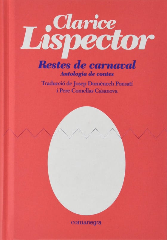 Coberta de Restes de carnaval, de Clarice Lispector
