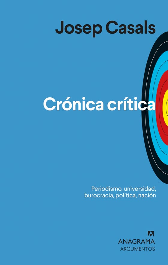 Portada de Crónica crítica, de Josep Casals