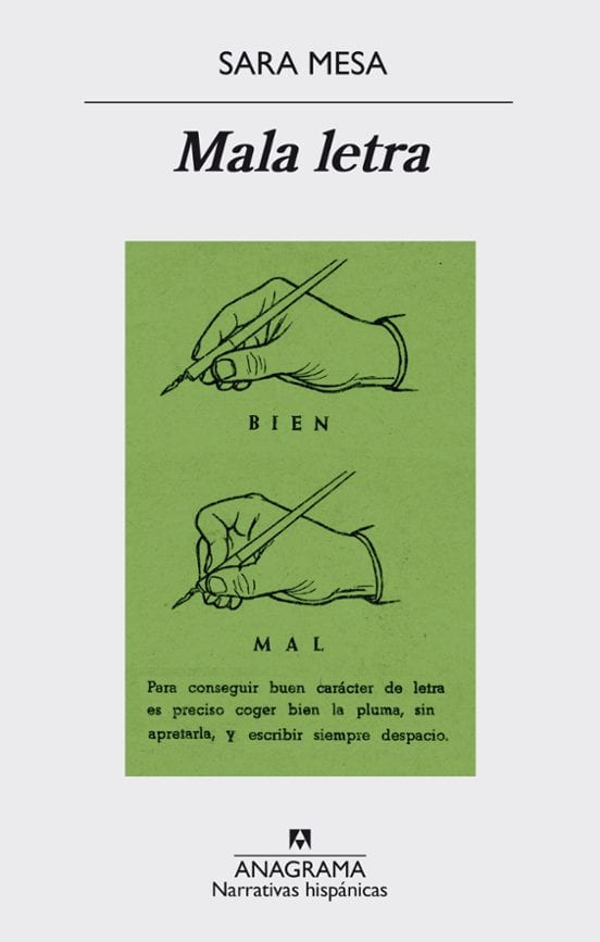 Portada de Mala letra, de Sara Mesa