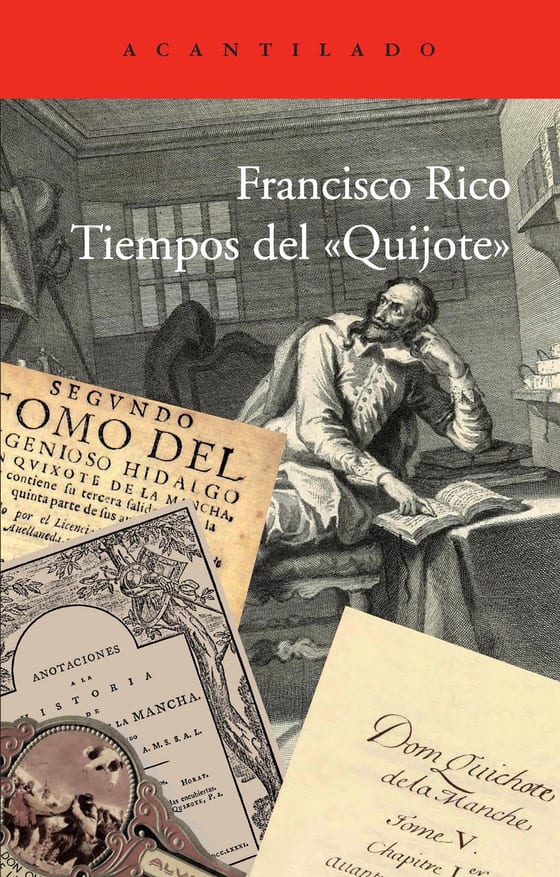 Coberta de Tiempos del «Quijote», de Francisco Rico