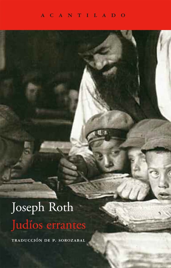 Coberta de Judíos errantes, de Joseph Roth