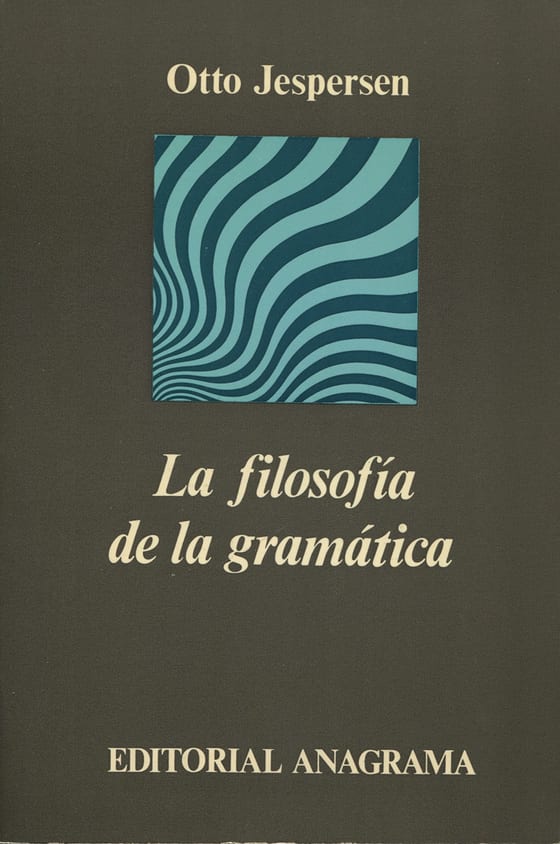 Coberta de La filosofía de la gramática, d'Otto Jespersen