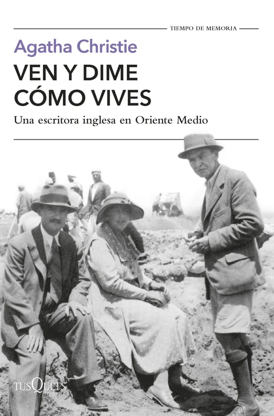 Coberta de Ven y dime cómo vives, d'Agatha Christie
