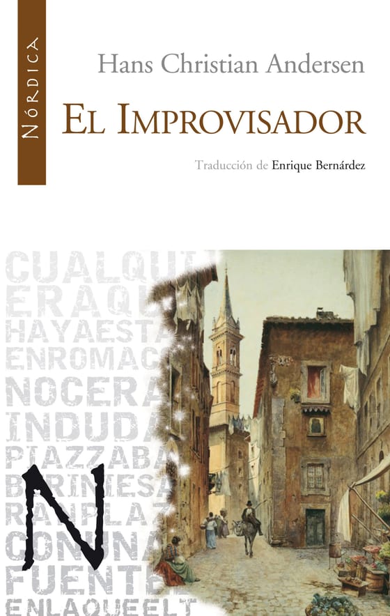 Coberta de El Improvisador, de Hans Christian Andersen