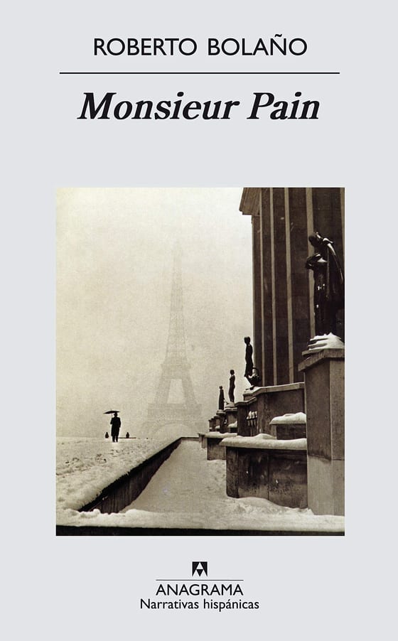 Portada de Monsieur Pain, de Roberto Bolaño