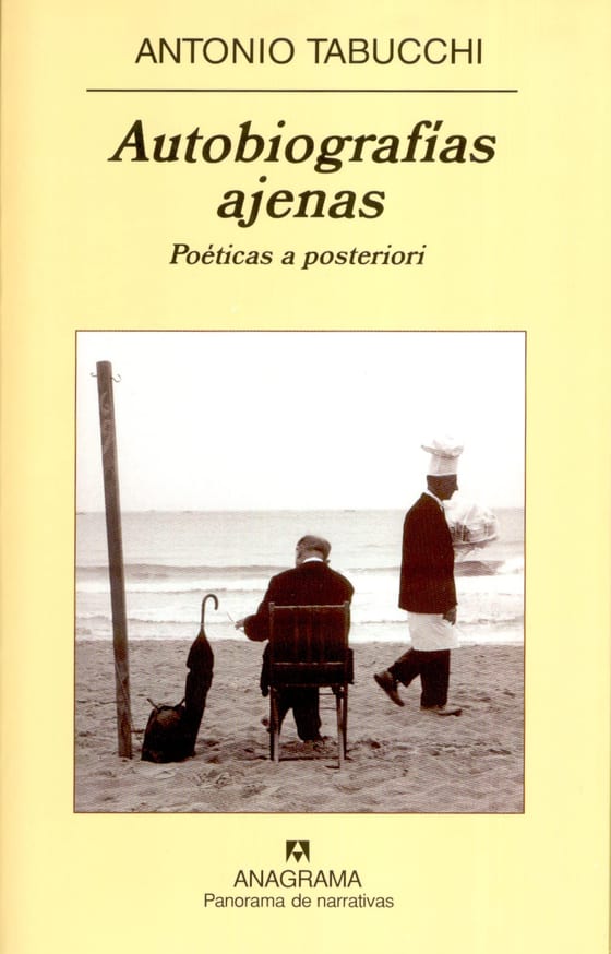 Portada de Autobiografías ajenas, de Antonio Tabucchi