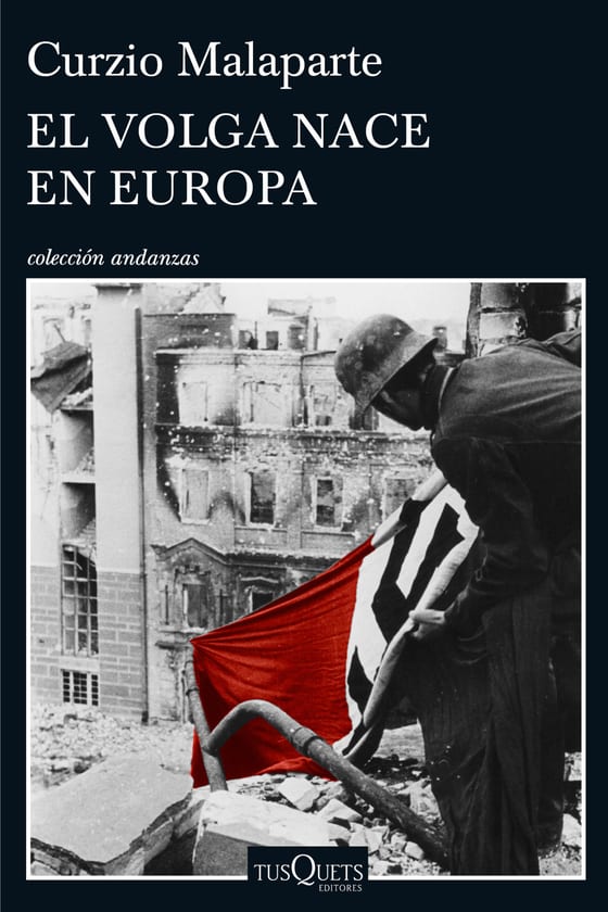 Portada de El Volga nace en Europa, de Curzio Malaparte