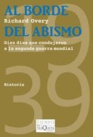 Coberta de Al borde del abismo, de Richard Overy