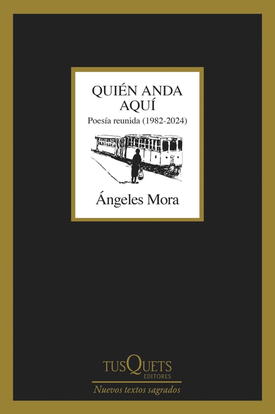Portada de Quién anda aquí, de Ángeles Mora