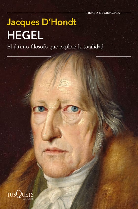 Portada de Hegel, de Jacques D'Hondt