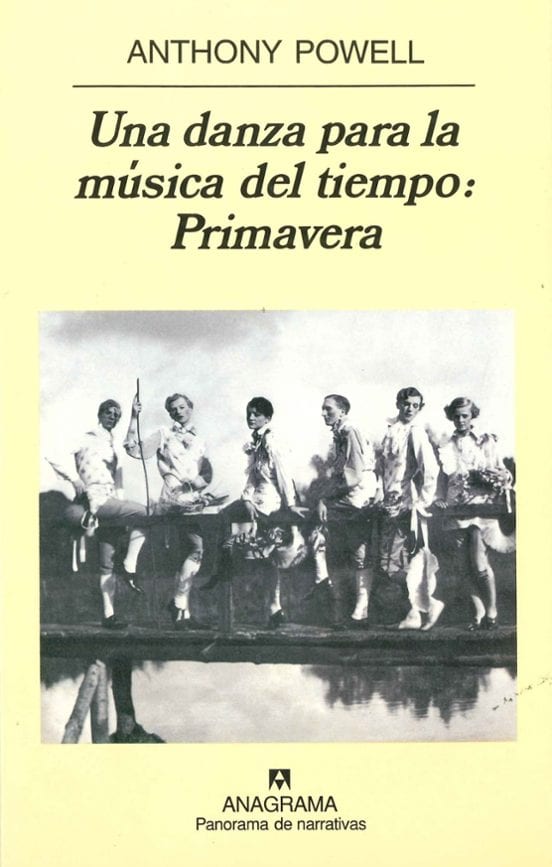 Coberta de Una danza para la música del tiempo: Primavera, d'Anthony Powell