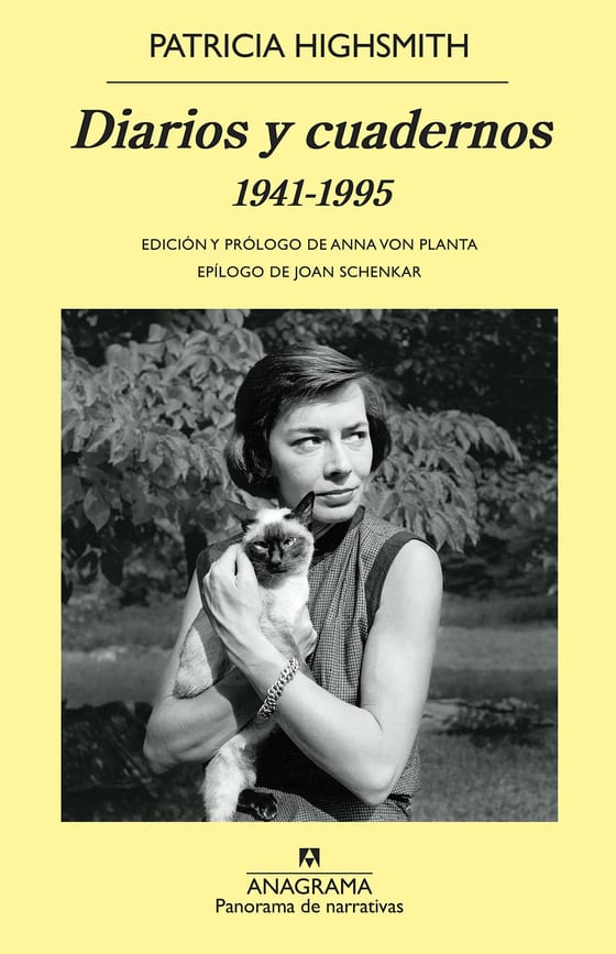 Portada de Diarios y cuadernos, de Patricia Highsmith