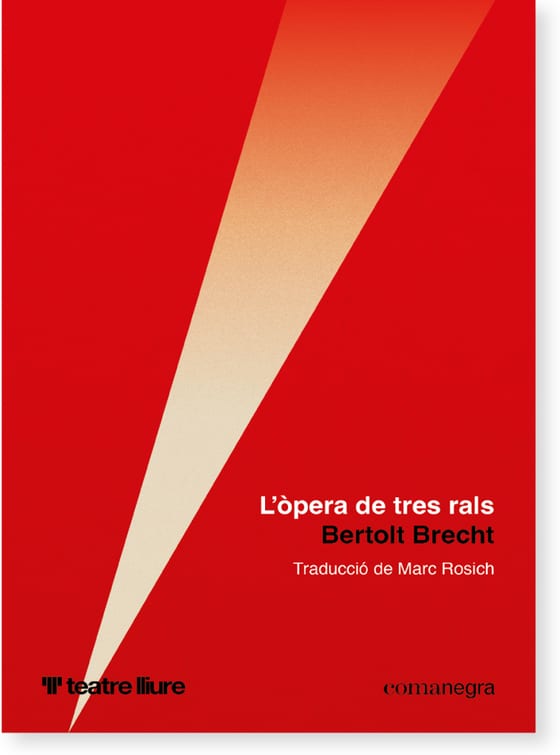 Coberta de L'Òpera de tres rals, de Bertolt Brecht
