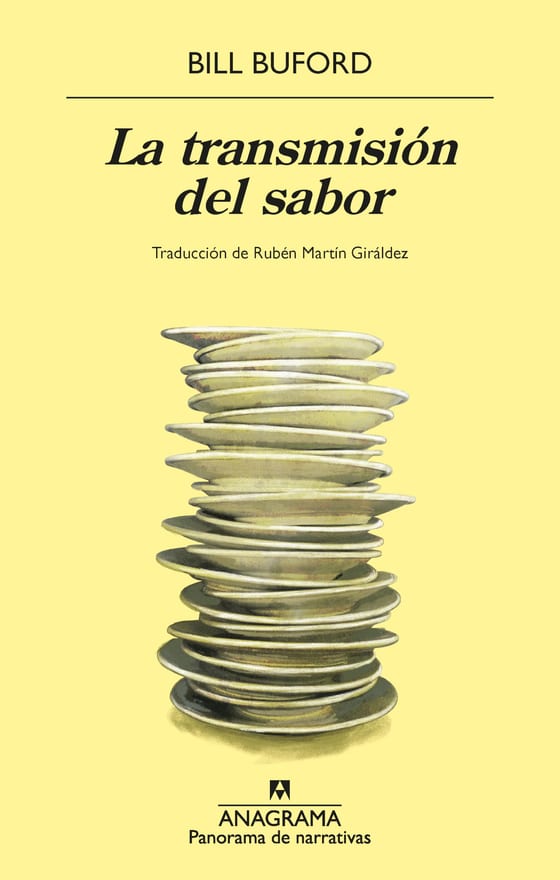 Portada de La transmisión del sabor, de Bill Buford