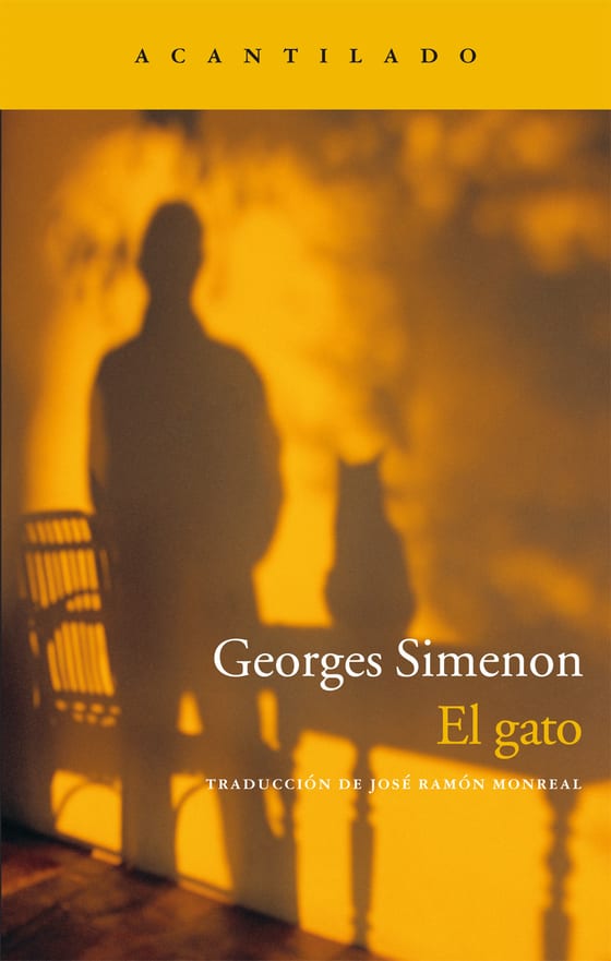 Coberta de El gato, de Georges Simenon