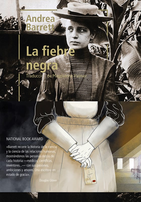 Coberta de La fiebre negra, de Andrea Barrett