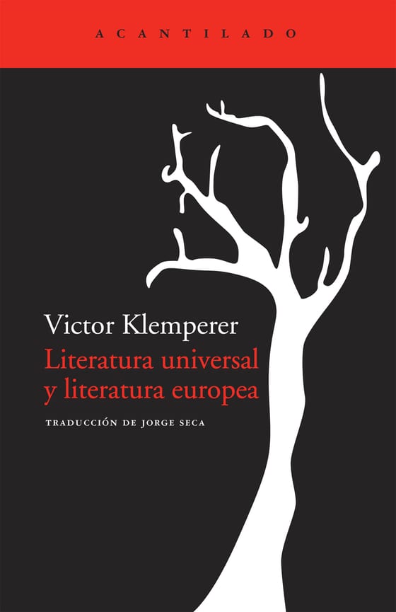 Portada de Literatura universal y literatura europea, de Victor Klemperer