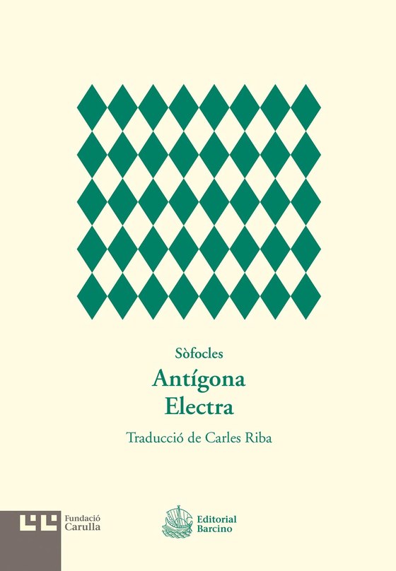 Portada de Antígona. Electra, de Sòfocles
