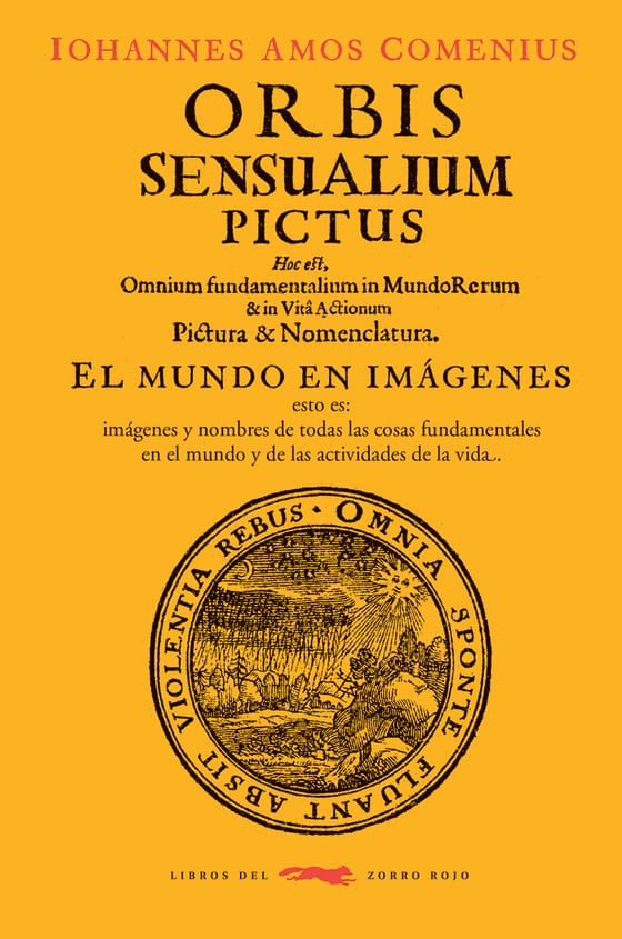 Portada de Orbis Sensualium Pictus, de Iohannes Amos Comenius