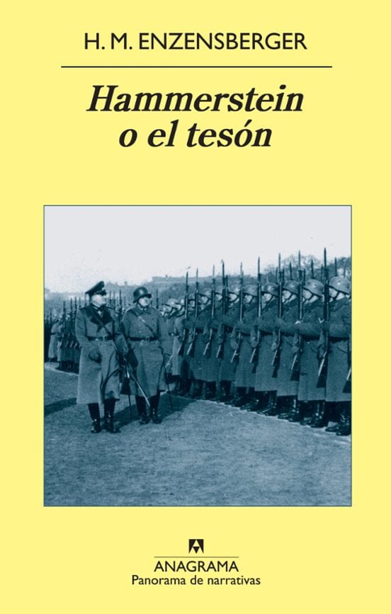 Portada de Hammerstein o el tesón, de Hans Magnus Enzensberger