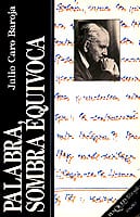 Coberta de Palabra, sombra equívoca, de Julio Caro Baroja
