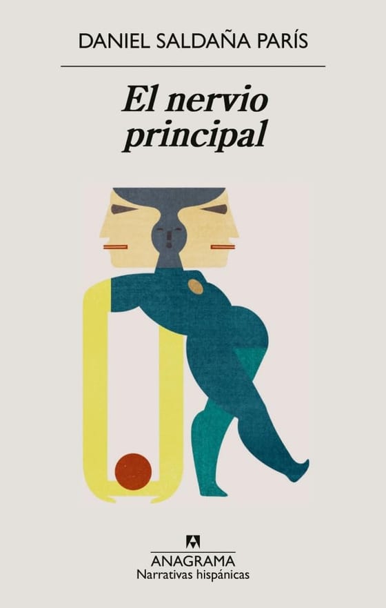 Coberta de El nervio principal, de Daniel Saldaña París
