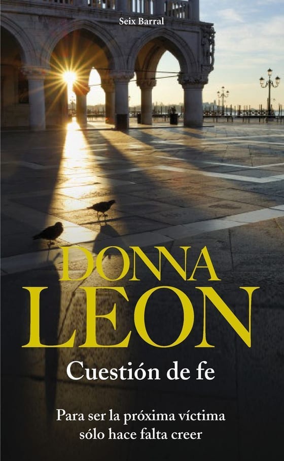 Portada de Cuestión de fe, de Donna Leon