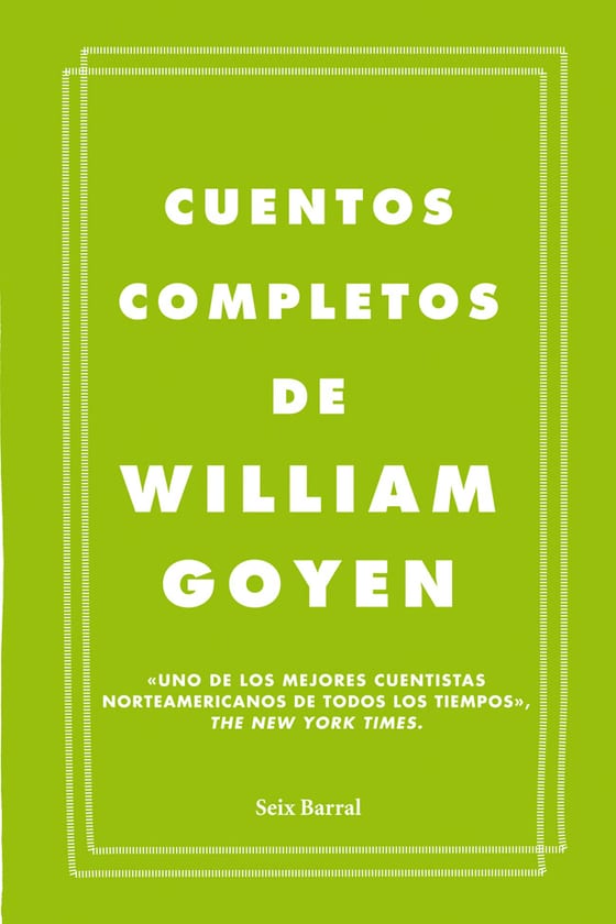 Portada de Cuentos completos, de William Goyen