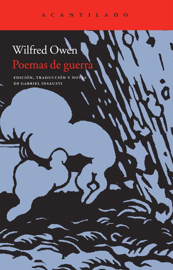 Coberta de Poemas de guerra, de Wilfred Owen
