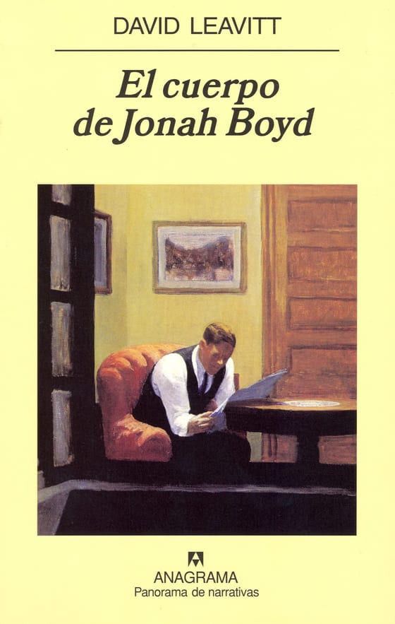 Coberta de El cuerpo de Jonah Boyd, de David Leavitt