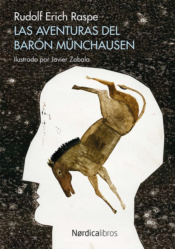 Coberta de Las aventuras del barón Münchausen, de Rudolf Erich Raspe