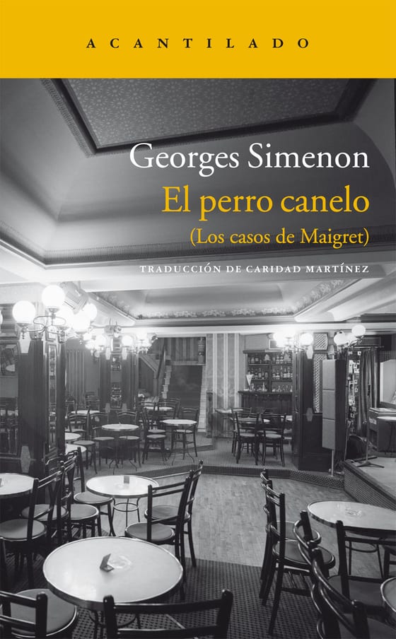 Coberta de El perro canelo, de Georges Simenon
