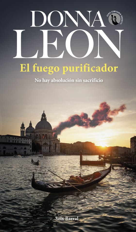 Portada de El fuego purificador, de Donna Leon